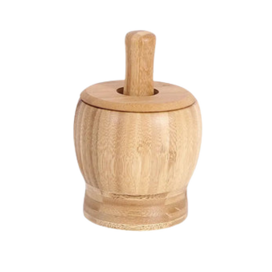 pilon en bois de bambou